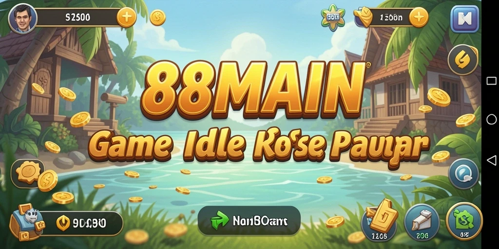 Tampilan gameplay 88MAIN yang menarik dan penuh warna.