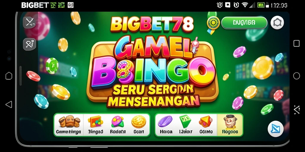 Tampilan menarik dari gameplay Bingo di BIGBET78.
