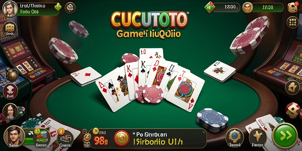 Tampilan gameplay seru dan interaktif dari CUCUTOTO.