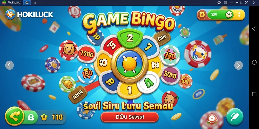 Tampilan menarik dari gameplay HOKILUCK game Bingo.