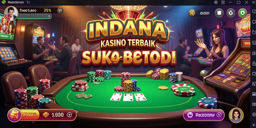 Screenshot gameplay menampilkan keseruan bermain di Kasino INDAAA.