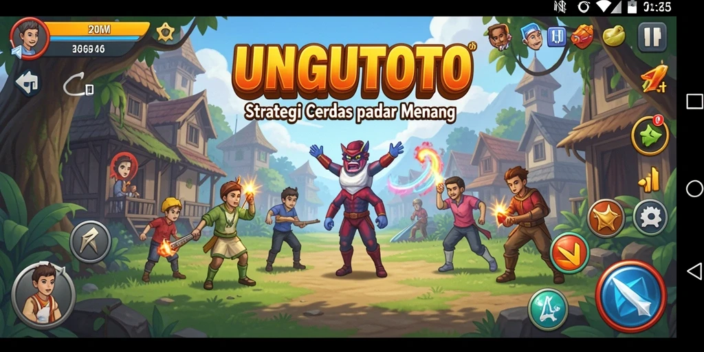 Tampilkan gameplay strategis yang mendebarkan dalam UNGUTOTO.